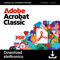 Adobe Acrobat Classic 1 utente 3 anni