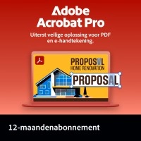 Adobe Acrobat Professional 1 Gebruiker 1 Jaar