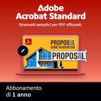 Adobe Acrobat Standard 1 anno