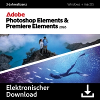 Adobe Photoshop Elements + Premiere Elements 2026 für Windows & MacOS