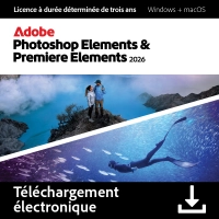 Adobe Photoshop Elements + Premiere Elements 2026 Windows & MacOS