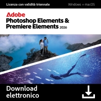 Adobe Photoshop Elements + Premiere Elements 2026 Windows e MacOS