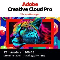 Adobe Creative Cloud Pro prenumeration 1 år