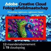 Adobe Photography Plan 1 Gebruiker 1 Jaar 1TB Cloudopslag