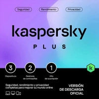 Kaspersky Plus - 3 dispositivos - 1 año - Edición Reino Unido
