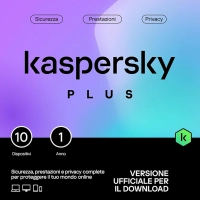 Kaspersky Plus 2026 - 10 dispositivi - 1 anno - Italia - Successore di Kaspersky Internet Security