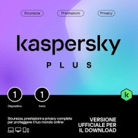 Kaspersky Plus 2026 - 1 dispositivo - 1 anno - Italia - Successore di Kaspersky Internet Security