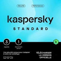 Kaspersky Standard 2026 - 3 appareils - 1 an - France - Successeur de Kaspersky Antivirus et Internet Security