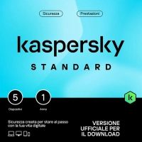 Kaspersky Standard 5 dispositivi | 1 anno | Italia | Successore di Kaspersky Antivirus