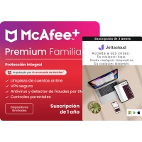 McAfee+ Premium Familia + Jottacloud Personal Ilimitado 3 meses