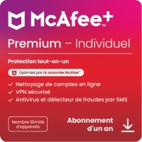 McAfee+ Premium Famille 1 an Appareils illimités