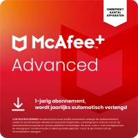 McAfee+ Advanced Individual - Onbeperkt aantal apparaten - 1 Jaar