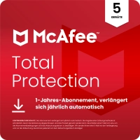 McAfee Total Protection - 1 Jahr - 5 Geräte