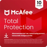 McAfee Total Protection - 1 an - 10 appareils