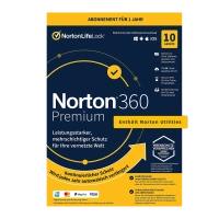 Norton 360 Premium 2026 mit Norton Utilities Ultimate 2026 | 10 Geräte | 1 Jahr