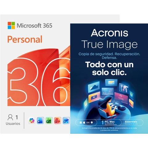 Microsoft 365 Personal + Acronis True Image Essentials 1 PC