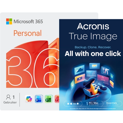 Microsoft 365 Personal + Acronis True Image Essentials 1 PC
