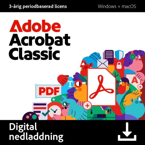 Adobe Acrobat Classic 1 användare 3 år