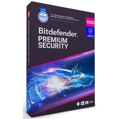 Bitdefender Premium Security 2026 | 10 Apparaten | 1 jaar | Automatische verlenging