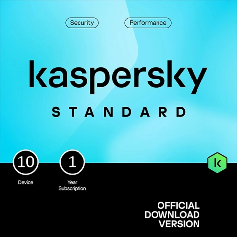 Kaspersky Standard 10 Geräte | 1 Jahr | Italien | Nachfolger von Kaspersky Antivirus