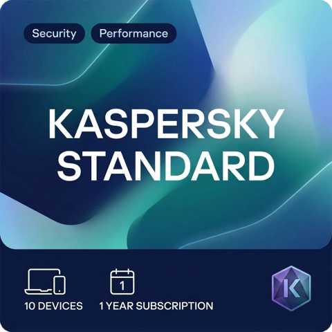 Kaspersky Standard 10 enheter | 1 år | Förenade kungariket | Efterträdare till Kaspersky Antivirus