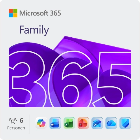 Microsoft 365 Family 6 Personen - 1 Jahr