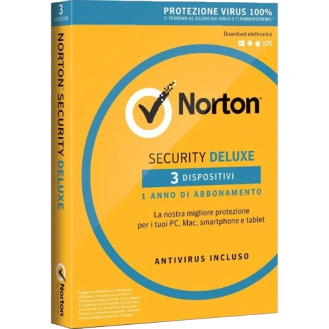 Norton Security Deluxe | 3 Dispositivi | 1 Anno