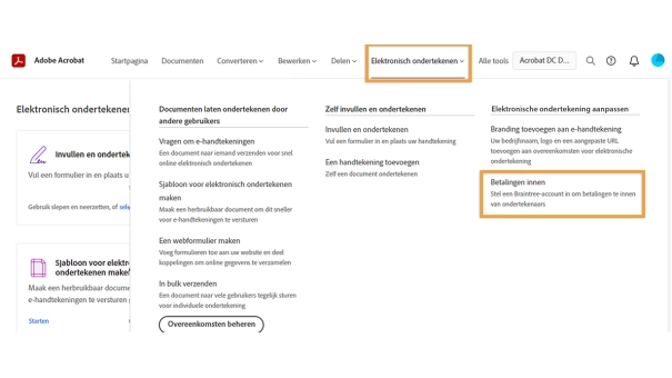 Adobe Acrobat-pro-branding-e-ondertekenen_online