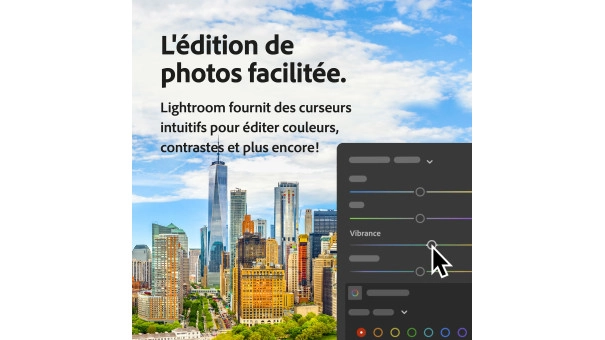 Adobe Creative Cloud pour la Photo 1 utilisateur 1 an