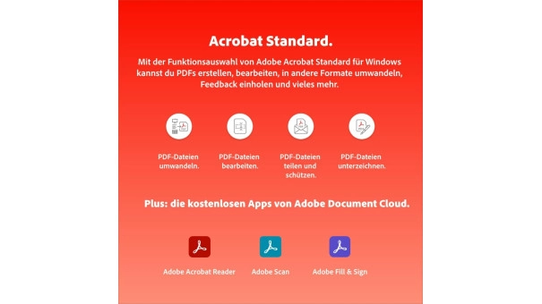 Adobe Acrobat Standard 1 Jahr