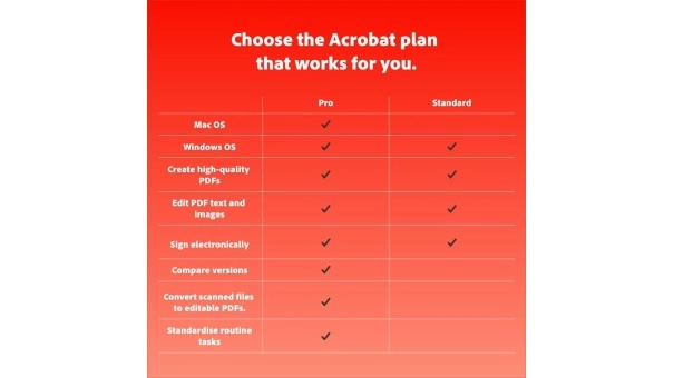 Adobe Acrobat Standard 1 year