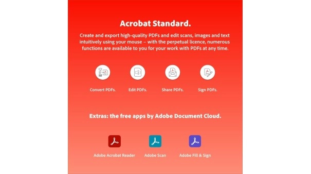 Adobe Acrobat Standard 1 year