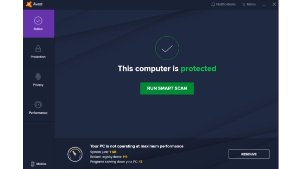 Avast Ultimate Security - 10 Devices - 1 Year - Windows, Mac, iOS, Android