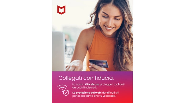 McAfee Total Protection - 1 Anno - 5 Dispositivi