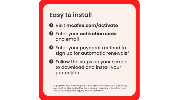 McAfee Total Protection - 1 Year - 1 Device