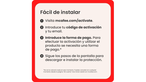 McAfee Total Protection - 1 Año - 1 Dispositivo