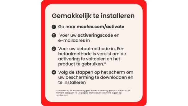 McAfee Total Protection - 1 Apparaat - 1 Jaar