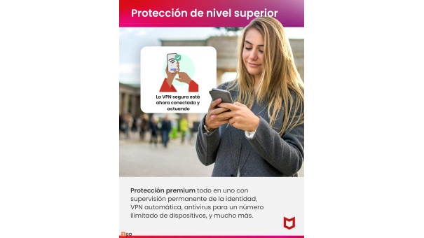 McAfee+ Premium Individual 1 Año Dispositivos ilimitados