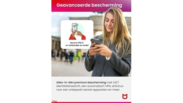McAfee+ Premium Individual 1 Jaar Onbeperkt aantal apparaten
