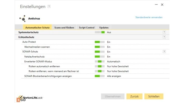 Norton 360 Advanced | 10 Geräte | 1 Jahr | Mit 200 GB Cloud-Backup