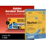 Adobe Acrobat Standard + Norton 360 Deluxe für 3 Geräte | 1 Jahr