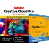 Adobe Creative Cloud Pro Student & Teacher Edition + Norton 360 Deluxe per 3 dispositivi | 1 Anno