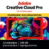 Adobe Creative Cloud Pro | Student & Teacher Edition | 2 installationer | 1 år