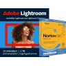 Adobe Lightroom CC + Norton 360 Deluxe för 3 enheter | 1 år