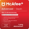 McAfee+ Advanced Family 1 Jaar - Onbeperkt aantal apparaten