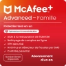 McAfee+ Advanced Family 1 An - Appareils Illimités