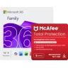 Microsoft 365 Family + McAfee Total Protection für 5 Geräte 1 Jahr
