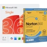 Microsoft 365 Single + Norton 360 Deluxe für 1 Jahr